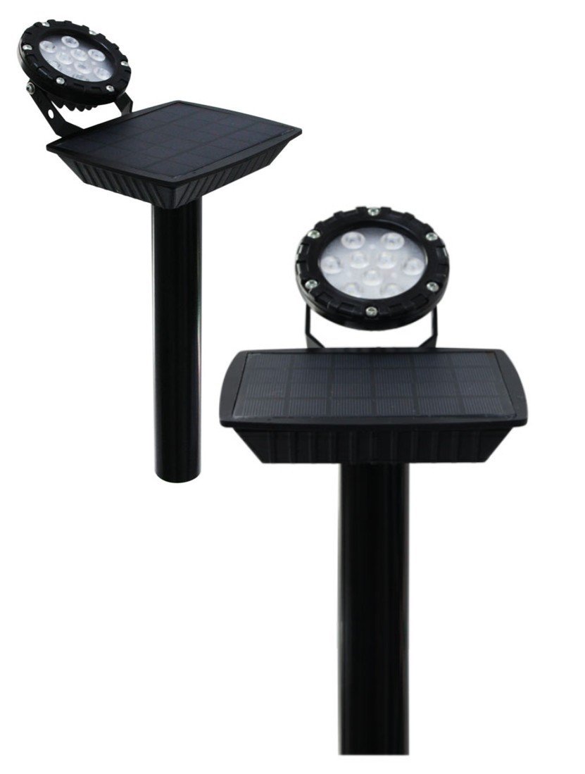 SINALIZADOR SOLAR ESPETO PARA JARDIM